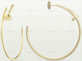 大号耳环黄金43.6MM