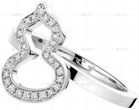 WULU戒指白金钻石