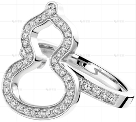 WULU戒指白金钻石