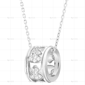 WULU项链白金钻石