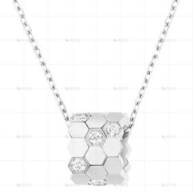 爱巢小号项链白金钻石