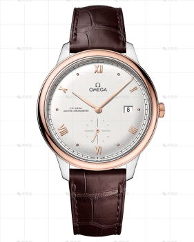 碟飞41MM机械精钢玫瑰金皮带