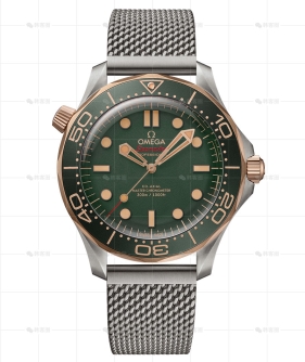 海马42MM机械青铜金钛金属