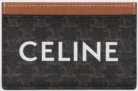 CELINE印花标志印花卡包