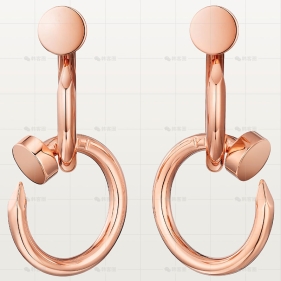 双圈耳环玫瑰金30.5MM