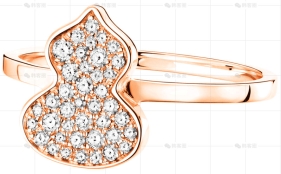 WULU戒指玫瑰金钻石