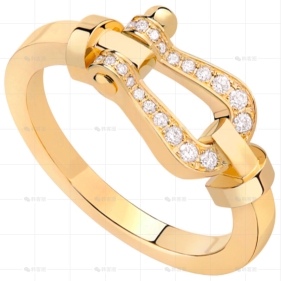 戒指黄金中号镶钻2.3MM