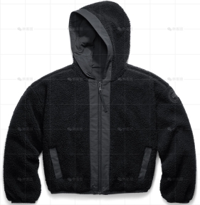 ALBERNI女士双面抓绒飞行员夹克