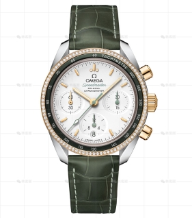 超霸38MM机械精钢黄金钻石皮带