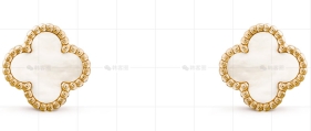 小号黄金珍珠母贝耳环