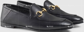 皮革马衔扣乐福鞋
