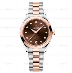 海马30MM机械精钢玫瑰金