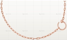 玫瑰金项链钻石18.6MM