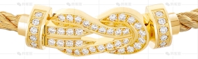 链扣黄金中号满钻