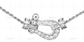项链白金中号满钻