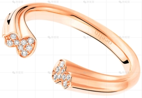 WULU戒指玫瑰金钻石