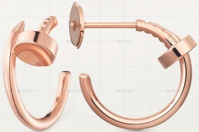 小号耳环玫瑰金16.3MM