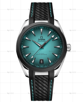 海马41MM机械精钢橡胶带