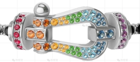 链扣白金大号宝石