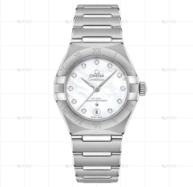 星座29MM机械精钢钻石珍珠母贝